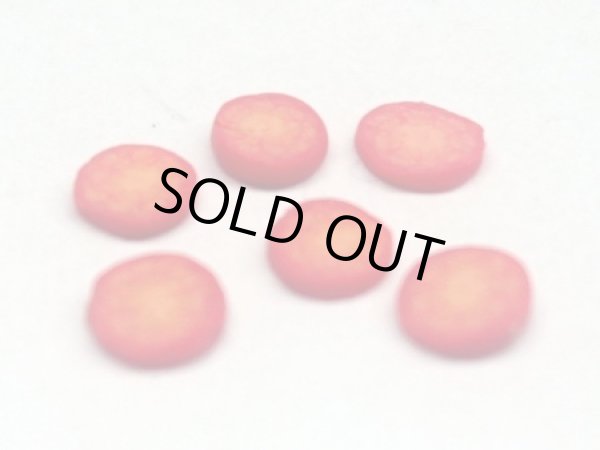 ミニチュア 1/12スケール トマト　スライス　6枚入り