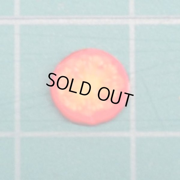 ミニチュア 1/12スケール トマト　スライス　6枚入り