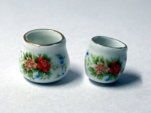 画像1: 陶器2点セット (1)