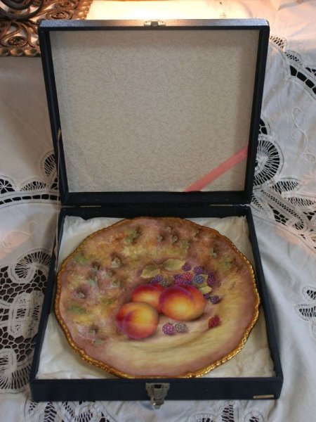 画像9: プレート Royal Worcester ロイヤル ウースター Orchard Fruit /オーチャード フルーツ 22金 (9)