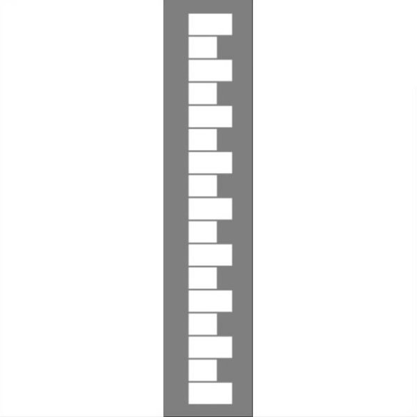 画像2: ドールハウス　外壁用ステンシル（隅石）C (2)