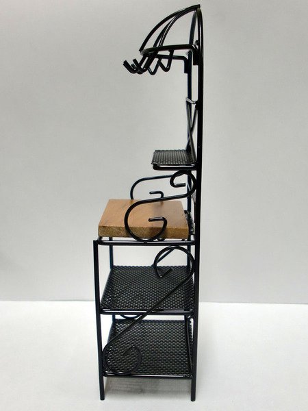 画像3: キッチン　ラック　ブラック (3)