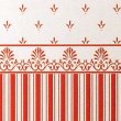 画像1: "Grosvenor"　Red/Cream (1)