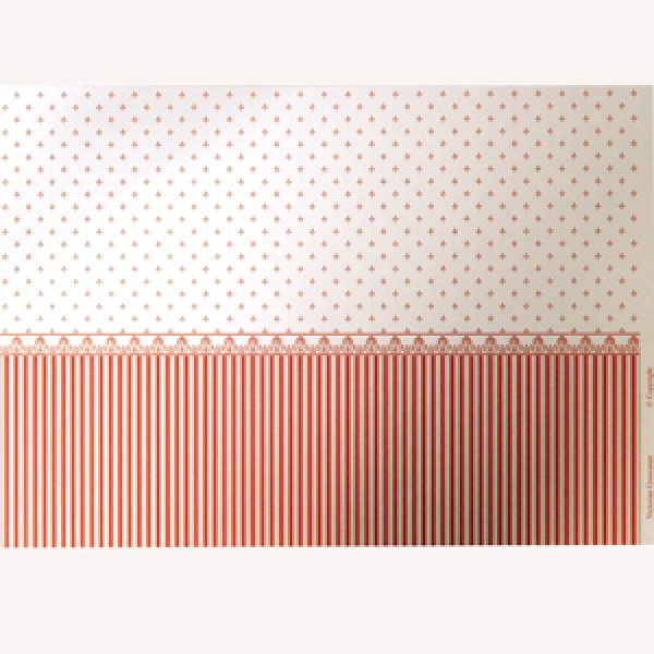 画像5: "Grosvenor"　Red/Cream (5)