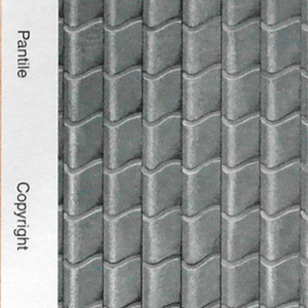 画像3: 紙　屋根用　A3 (297 × 420 ミリ)　"Pantile"　Grey (3)