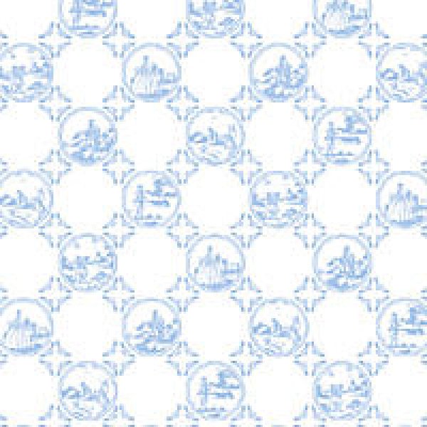 画像1: タイル"Beatrix"　Saxe (1)