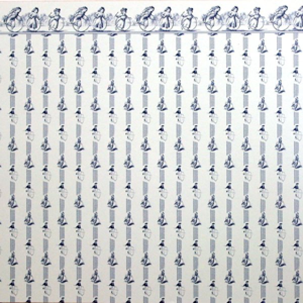 画像2: 壁紙　A3 (297 × 421 ミリ)　"Playtime"　Blue (2)