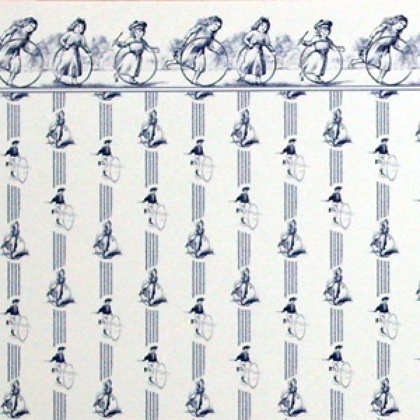 画像3: 壁紙　A3 (297 × 421 ミリ)　"Playtime"　Blue (3)