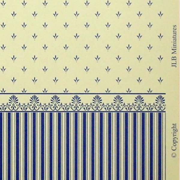 画像4: "Grosvenor"　Blue/Cream (4)