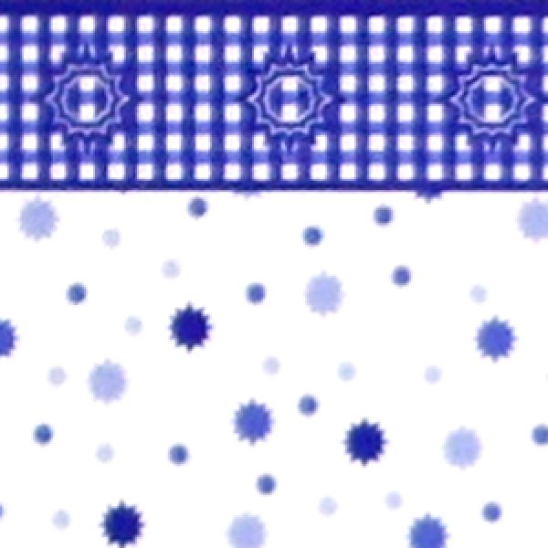画像1: "Damask"　Blue (1)