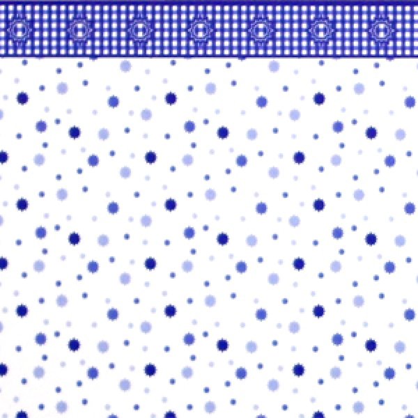 画像3: "Damask"　Blue (3)