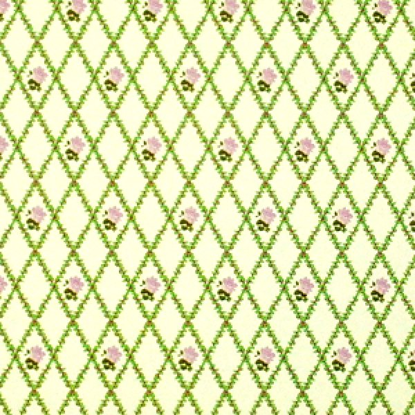 画像2: 壁紙 A3  "Jennifer"　Lilac/Cream (2)