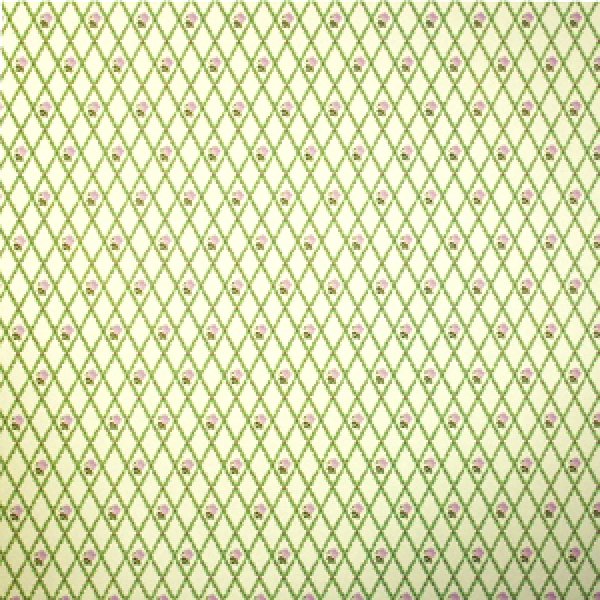 画像3: 壁紙 A3  "Jennifer"　Lilac/Cream (3)