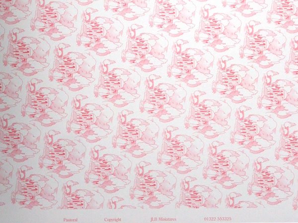 画像5: 壁紙　A3 (297 × 420 ミリ)室内壁用　Pastoral Pink (5)