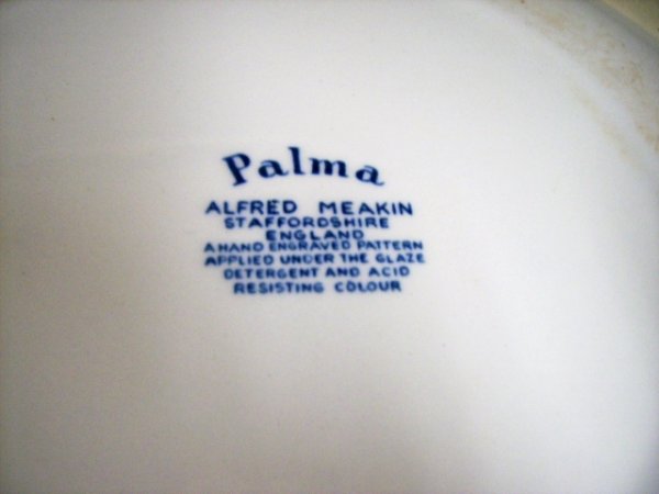 画像3: プレート ALFRED MEAKIN palma (3)