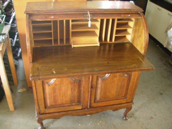 画像2: ロールトップ デスク  (2)