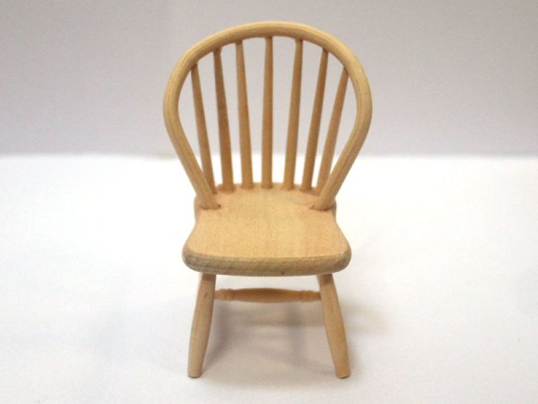 画像2: スピンドル・バック　チェア　未塗装　　 (2)