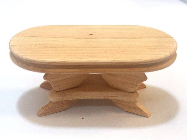 画像2: コーヒー　テーブル　未塗装 (2)