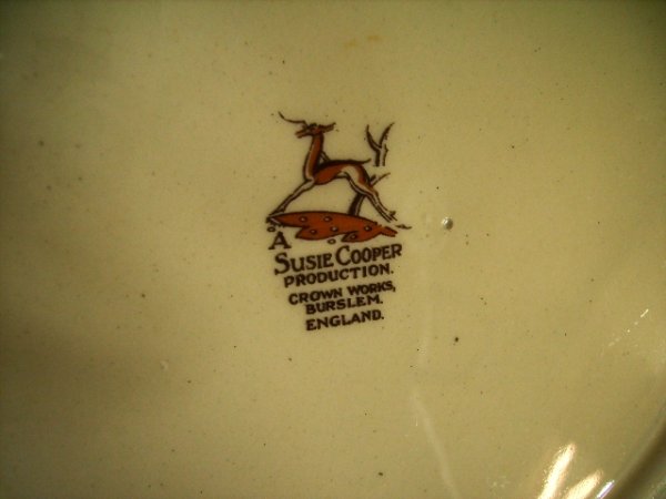 画像3: スージークーパー(Susie Cooper) シーアネモネ (Sea Anemonei) ディーナーセット (3)