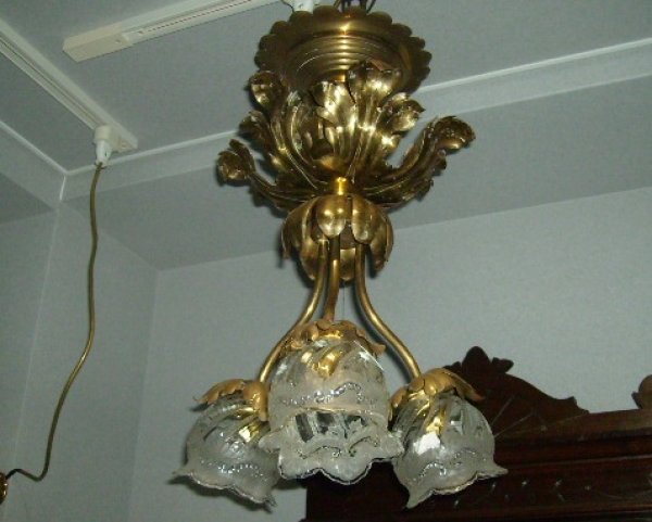 画像1: シーリングランプ　Assy　３灯付き (1)