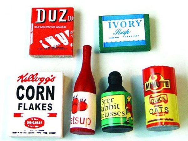 画像1: パッケージ6個セット フード＆調味料＆洗剤　 (1)