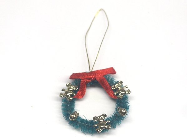 画像2: クリスマス　リース　テディベア (2)