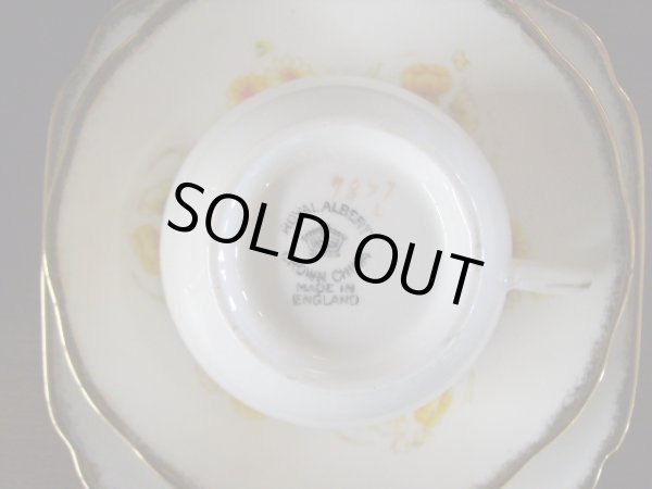 画像2: ロイヤルアルバート（Royal Albert）　　ティーセット　トリオ５客・ケーキ皿 (2)