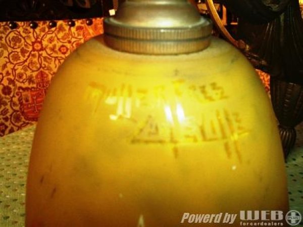 画像4: アールヌーボー シャンデリア3灯 ミューラ兄弟  (4)