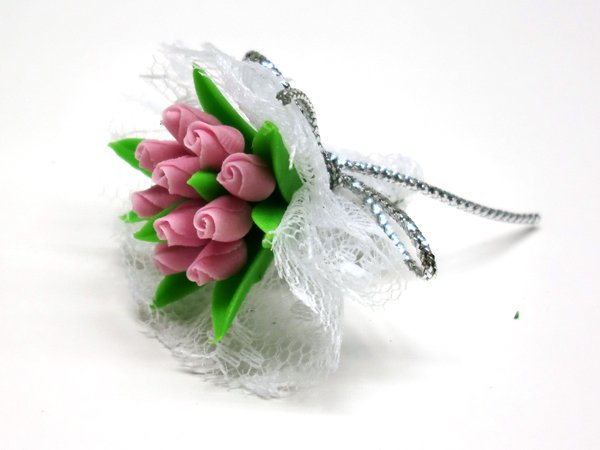 1/12サイズのドールハウス用ミニチュア　花のブーケ