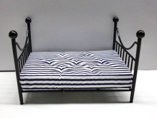 画像2: メタル・ベッド　ブラック (2)