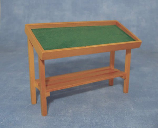 1/12サイズのドールハウス用ミニチュア　露店　棚　パイン