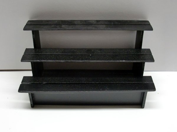画像3: 露店　3段棚　ブラック (3)