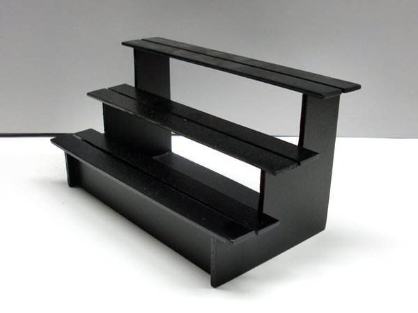 画像4: 露店　3段棚　ブラック (4)