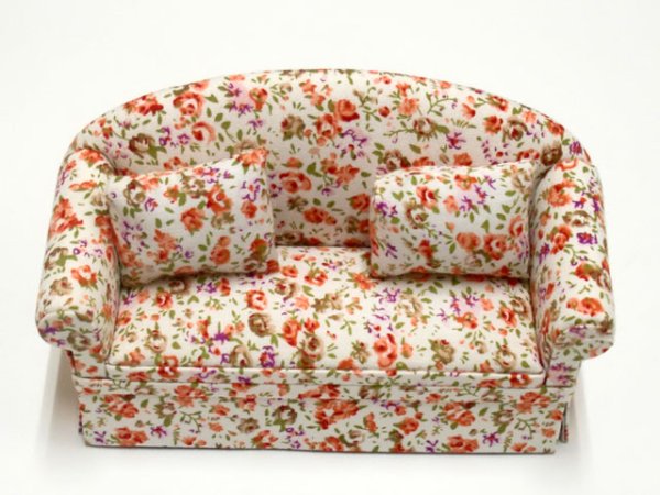 画像2: ソファ　花柄 (2)
