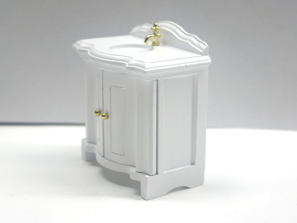 画像3: バニティ・ユニット（洗面台）　ホワイト (3)