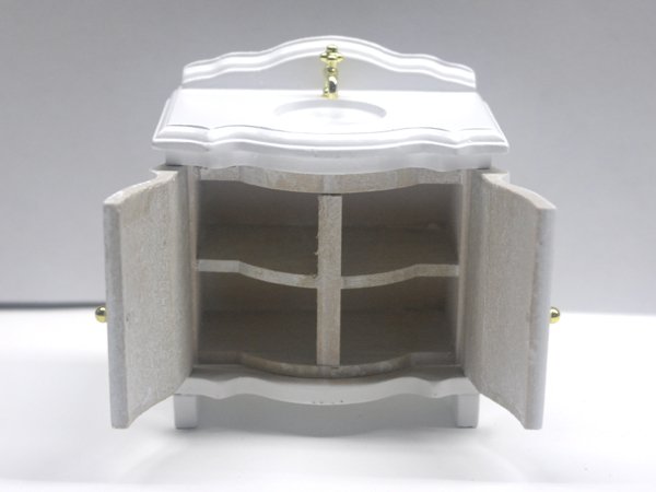 画像5: バニティ・ユニット（洗面台）　ホワイト (5)