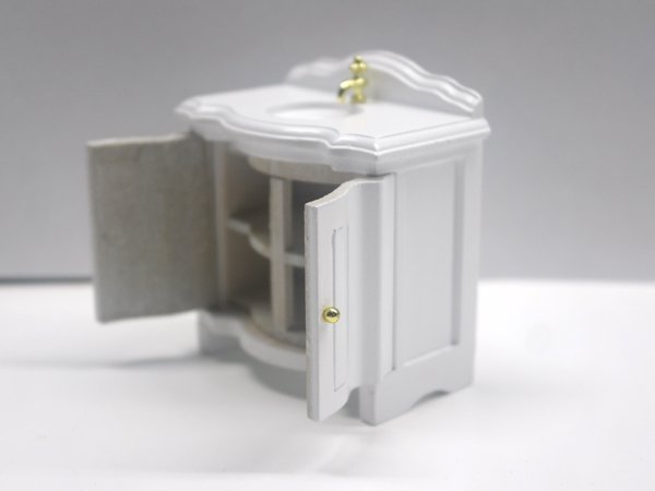 画像6: バニティ・ユニット（洗面台）　ホワイト (6)