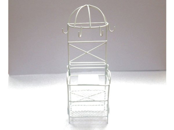 画像2: キッチン　なべスタンド　ホワイト (2)