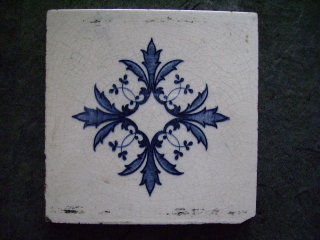 タイル アールヌーボー 6枚セット