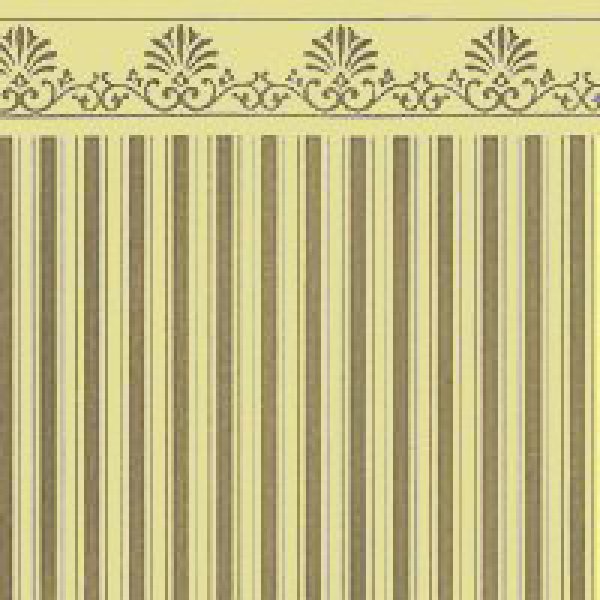 画像1: Majestic Stripe Wallpaper Gold / Beige (1)