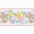 画像2: 壁紙　ボーダー用　長さ:約42cm 　Garland Pink (2)