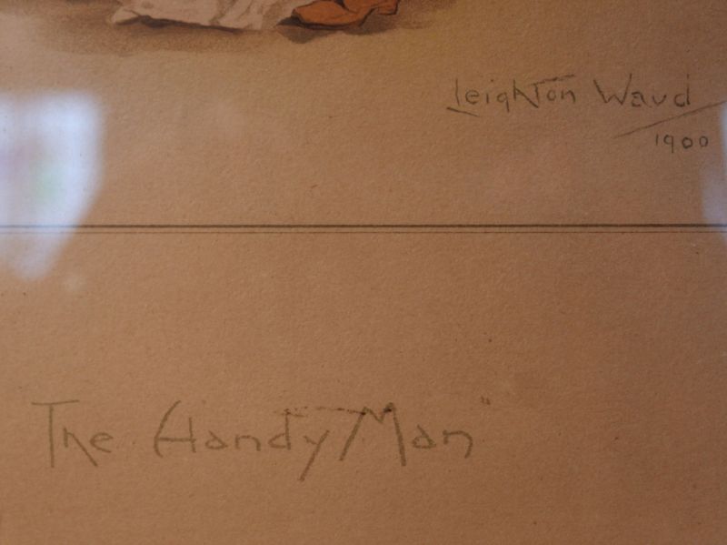 画像4: 絵　人物 "The Handy Man" by Leighton Waud 1900年頃