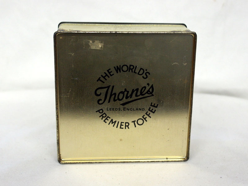 画像: ビンテージ　ティン（缶）　Thorne's　(ヒンジ付き）