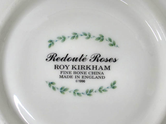 画像: カップ＆ソーサー　 イングリッシュローズ ／ルドュテ　Redoute Roses/ROY KIRKHAM　1996