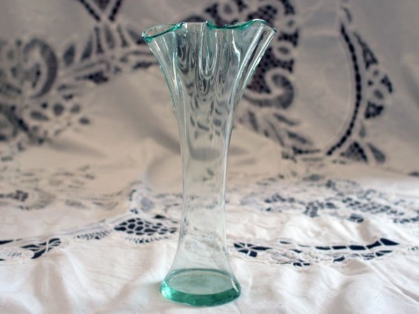 画像1: ビンテージ・ガラス　バーズ（花瓶）　