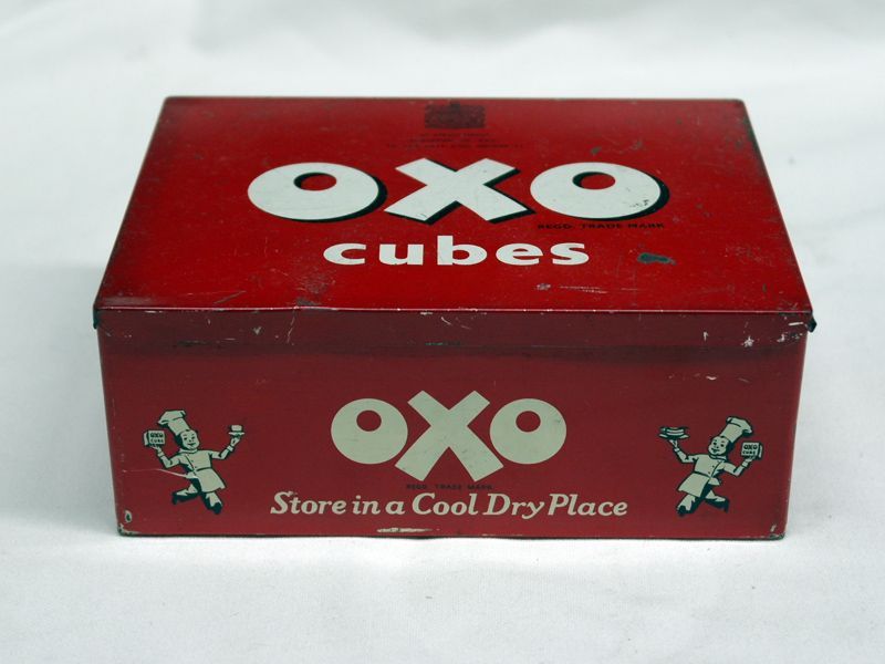 画像1: ビンテージ缶　OXO