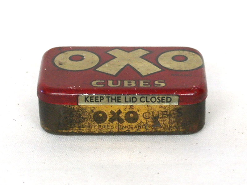 画像1: ビンテージ缶　OXO CUBES