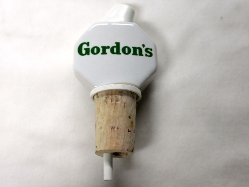 画像1: パブ　ウィスキーボトル　ストッパー＆注ぎ口　GORDON'S（ゴードン）