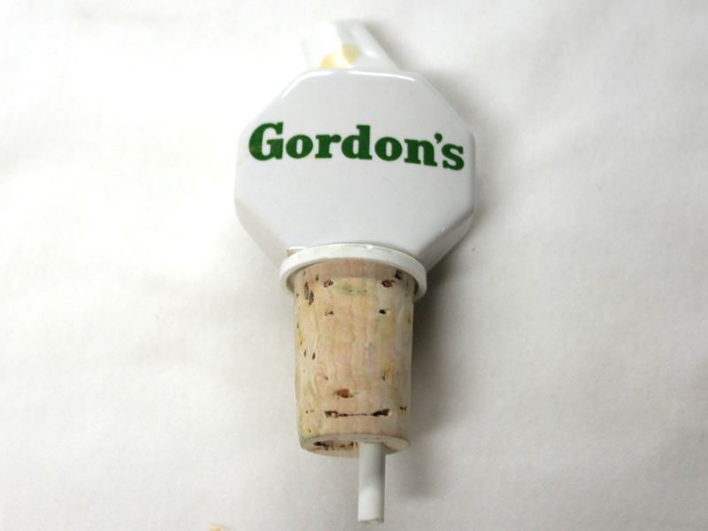 画像3: パブ　ウィスキーボトル　ストッパー＆注ぎ口　GORDON'S（ゴードン）