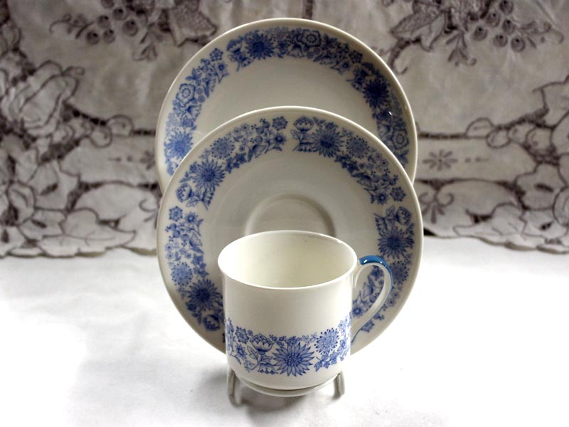 画像2: ロイヤルドルトン（Royal Doulton）　cranboune　トリオ5客セット　